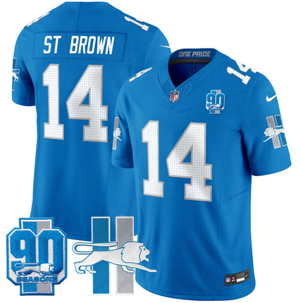 Men's Detroit Lion 1946 Throwback Vapor Limited Jersey - All Stitched