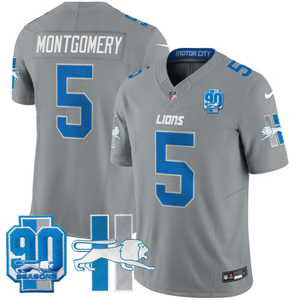 Men's Detroit Lion 1946 Throwback Vapor Limited Jersey - All Stitched
