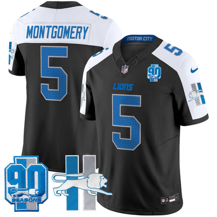 Men's Detroit Lion 1946 Throwback Vapor Limited Jersey - All Stitched