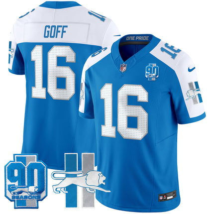 Men's Detroit Lion 1946 Throwback Vapor Limited Jersey - All Stitched