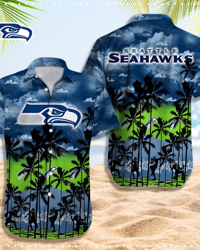 Seattle Seahawks NFL-Hawaii Shirt T-48408