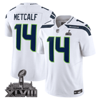 METCALF - 14 / White - SB XLVIII Patch / S