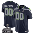 CUSTOM - 00 / Navy - SB XLVIII Patch / S