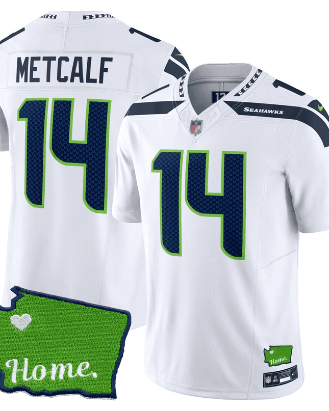 Men's Seattle Seahawks Jersey - SB XLVIII & Washington Home Patch