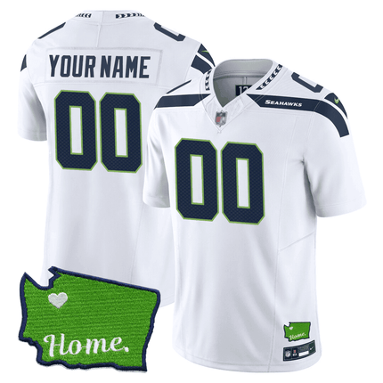 Men's Seattle Seahawks Jersey - SB XLVIII & Washington Home Patch