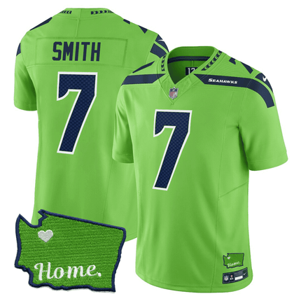 Men's Seattle Seahawks Jersey - SB XLVIII & Washington Home Patch