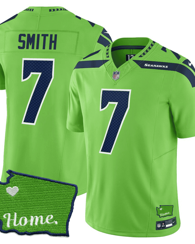 Men's Seattle Seahawks Jersey - SB XLVIII & Washington Home Patch