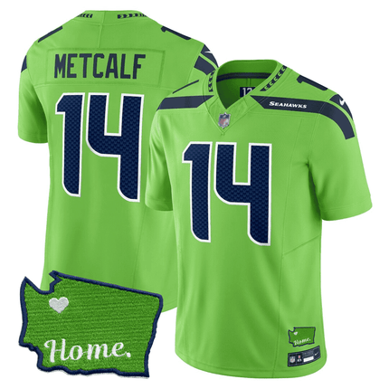 Men's Seattle Seahawks Jersey - SB XLVIII & Washington Home Patch