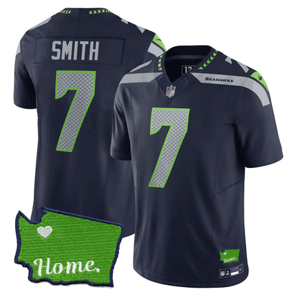 Men's Seattle Seahawks Jersey - SB XLVIII & Washington Home Patch