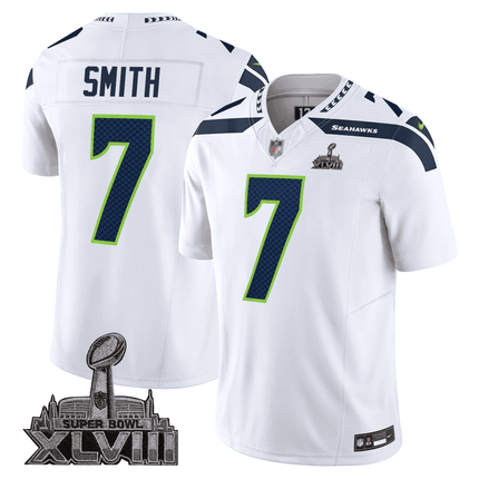 Men's Seattle Seahawks Jersey - SB XLVIII & Washington Home Patch