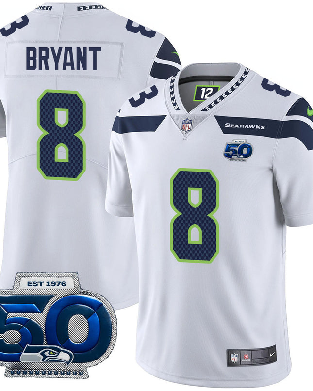 Men's Seattle Seahawks 50th Season Vapor Limited Jersey - All Stitched