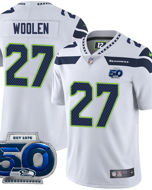 Men's Seattle Seahawks 50th Season Vapor Limited Jersey - All Stitched