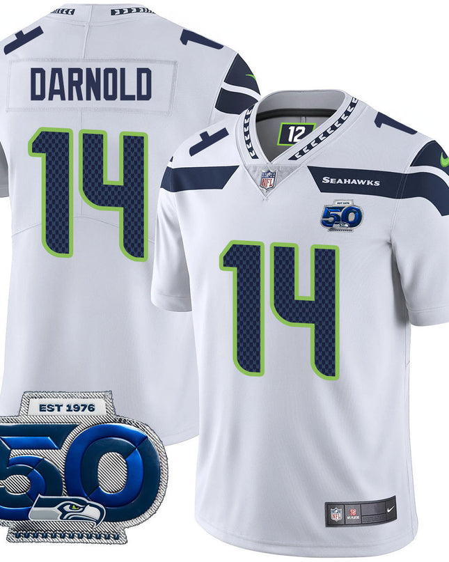 Men's Seattle Seahawks 50th Season Vapor Limited Jersey - All Stitched