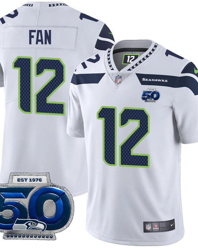 Men's Seattle Seahawks 50th Season Vapor Limited Jersey - All Stitched