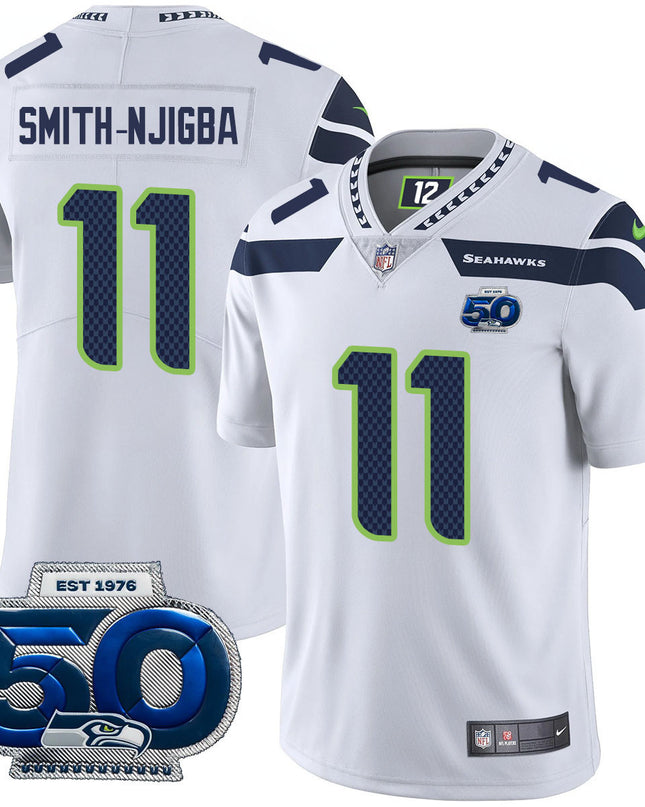 Men's Seattle Seahawks 50th Season Vapor Limited Jersey - All Stitched