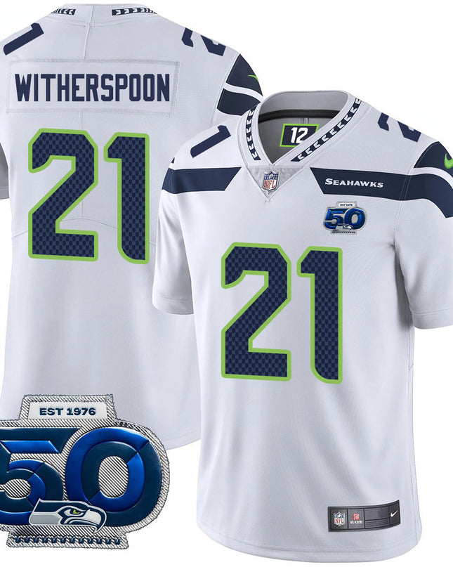 Men's Seattle Seahawks 50th Season Vapor Limited Jersey - All Stitched