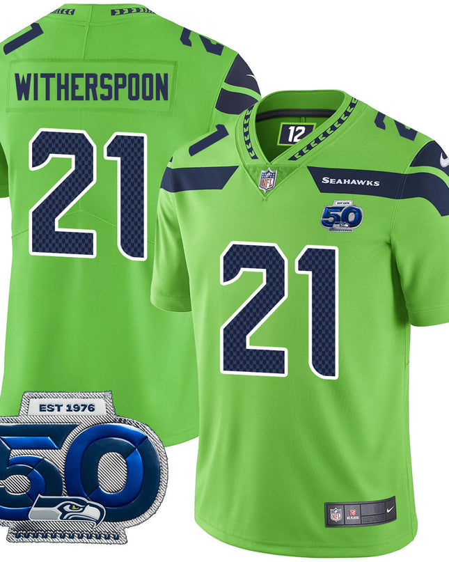 Men's Seattle Seahawks 50th Season Vapor Limited Jersey - All Stitched