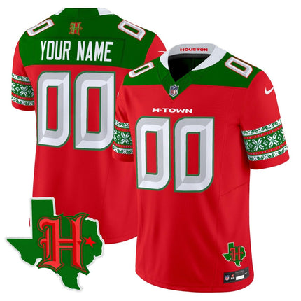 Houston Texans 2024 Christmas Vapor Limited Jersey - All Stitched HOUTEX_KDZ - KINDOZY