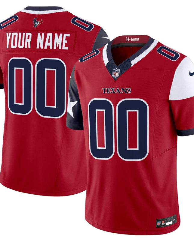 Houston Texans 2024 Vapor Limited Custom Jersey V5 - All Stitched HOUTEX_KDZ - KINDOZY