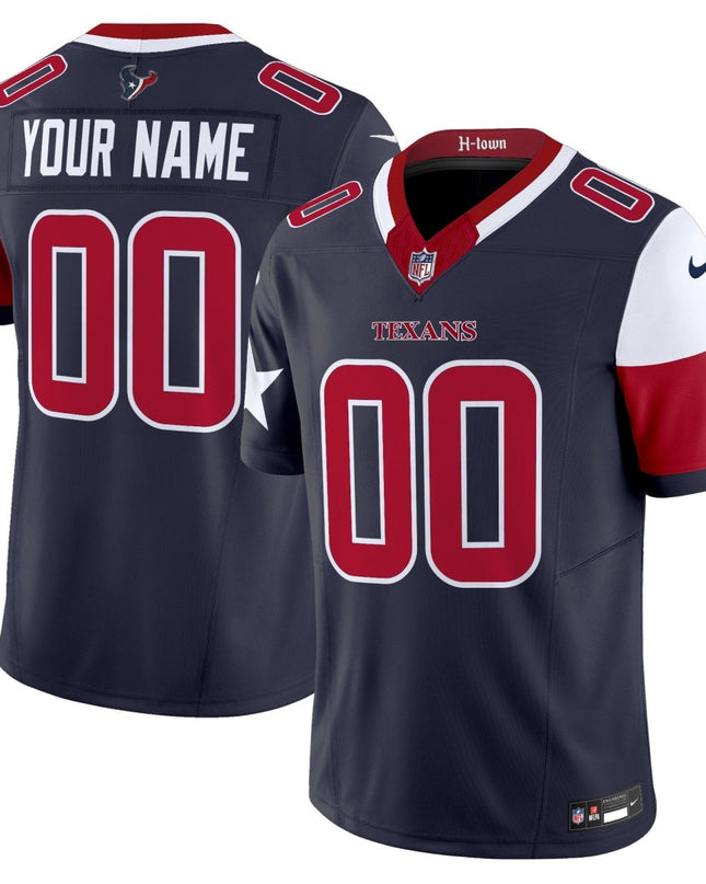 Houston Texans 2024 Vapor Limited Custom Jersey V5 - All Stitched HOUTEX_KDZ - KINDOZY