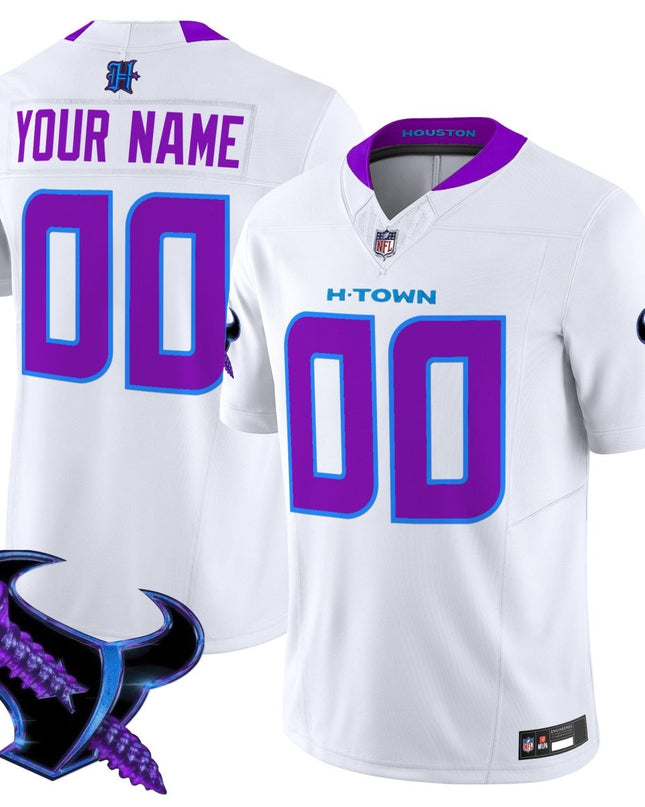 Houston Texans 2025 DJ Screw Vapor Limited Custom Jersey - All Stitched HOUTEX_KDZ - KINDOZY