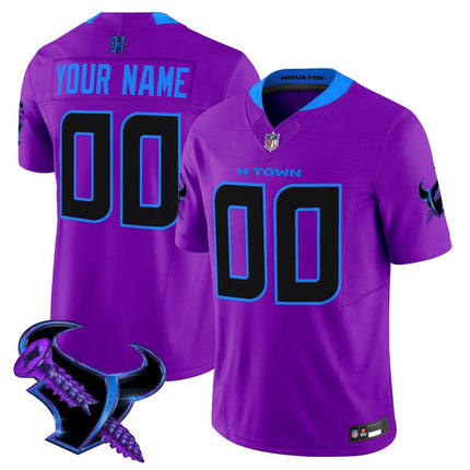 Houston Texans 2025 DJ Screw Vapor Limited Custom Jersey - All Stitched HOUTEX_KDZ - KINDOZY