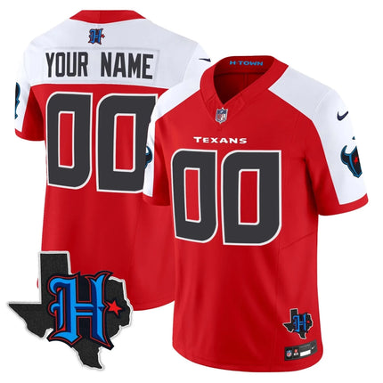 Houston Texans 2025 Texas Patch Vapor Limited Custom Jersey - All Stitched HOUTEX_KDZ - KINDOZY