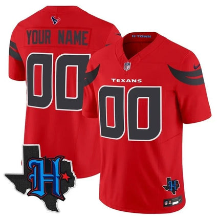 Houston Texans 2025 Texas Patch Vapor Limited Custom Jersey - All Stitched HOUTEX_KDZ - KINDOZY