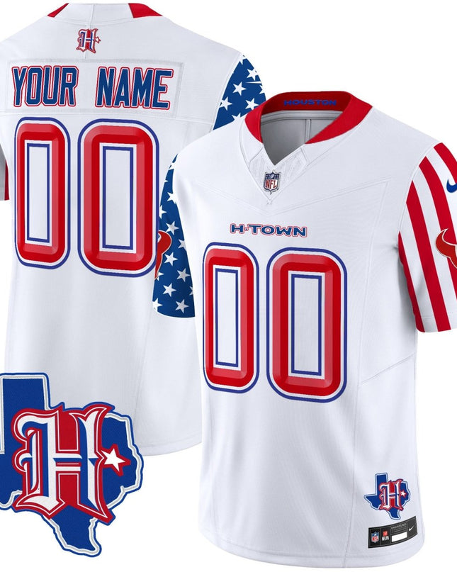 Houston Texans American Style Vapor Limited Custom Jersey - All Stitched HOUTEX_KDZ - KINDOZY