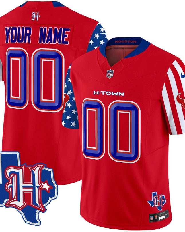 Houston Texans American Style Vapor Limited Custom Jersey - All Stitched HOUTEX_KDZ - KINDOZY
