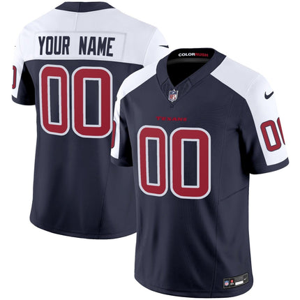 Houston Texans Color Rush Legend Vapor Custom Jersey - All Stitched HOUTEX_KDZ - KINDOZY