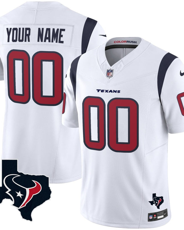 Houston Texans Color Rush Legend Vapor Custom Jersey V2 - All Stitched HOUTEX_KDZ - KINDOZY