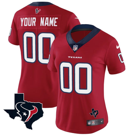 Houston Texans Vapor Limited Custom Jersey - All Stitched HOUTEX_KDZ - KINDOZY