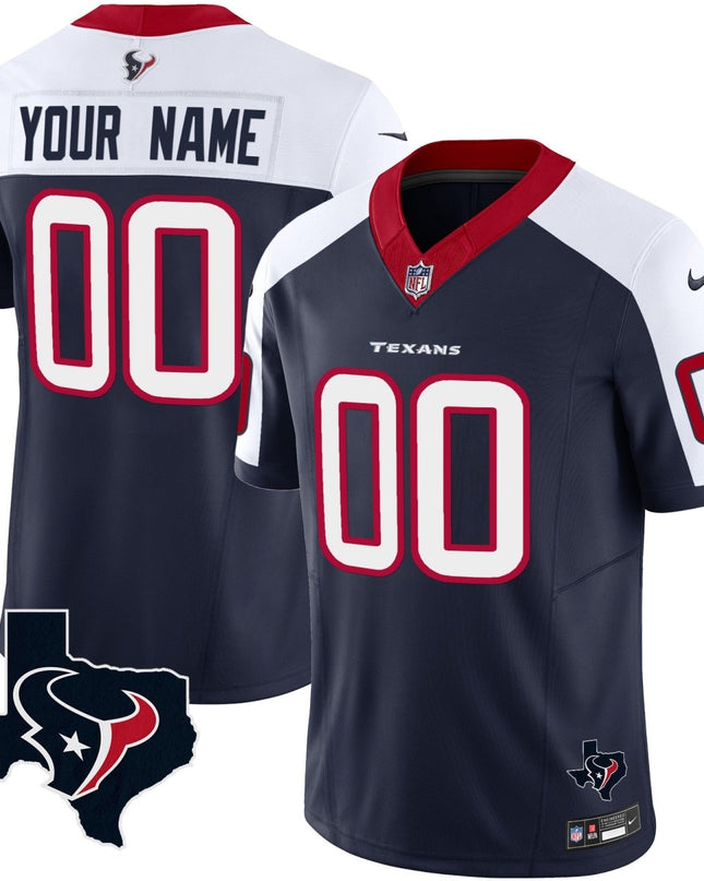 Houston Texans Vapor Limited Custom Jersey - All Stitched HOUTEX_KDZ - KINDOZY