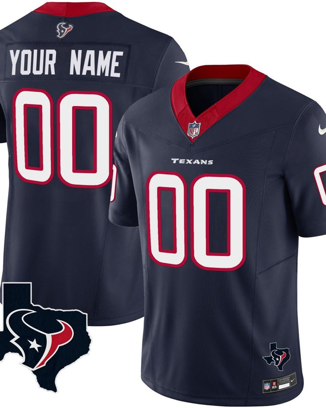 Houston Texans Vapor Limited Custom Jersey - All Stitched HOUTEX_KDZ - KINDOZY