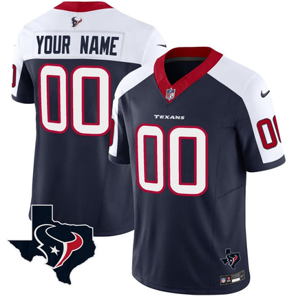 Houston Texans Vapor Limited Custom V8 Jersey - All Stitched HOUTEX_KDZ - KINDOZY