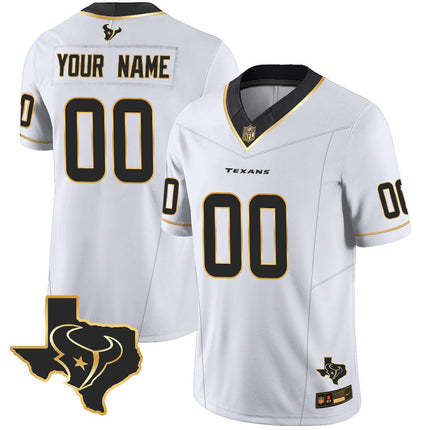 Houston Texans Vapor Limited Custom V8 Jersey - All Stitched HOUTEX_KDZ - KINDOZY