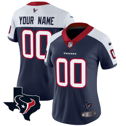 Houston Texans Vapor Limited Custom V8 Jersey - All Stitched HOUTEX_KDZ - KINDOZY