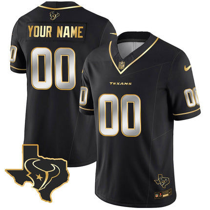 Houston Texans Vapor Limited Custom V8 Jersey - All Stitched HOUTEX_KDZ - KINDOZY