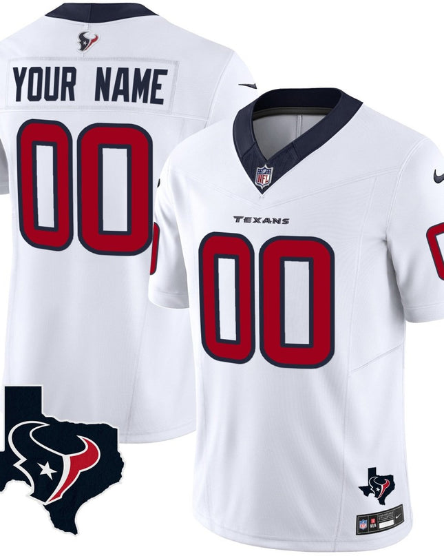 Houston Texans Vapor Limited Custom V8 Jersey - All Stitched HOUTEX_KDZ - KINDOZY