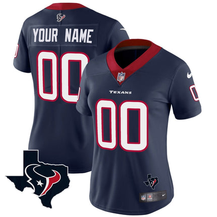 Houston Texans Vapor Limited Custom V8 Jersey - All Stitched HOUTEX_KDZ - KINDOZY