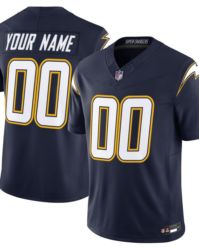 Los Angeles Chargers 2025 Alternate Charger Power Vapor Limited Custom Jersey - All Stitched LAC_KDZ - KINDOZY