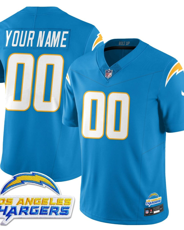 Los Angeles Chargers Alternate 2025 Custom Jersey - All Stitched LAC_KDZ - KINDOZY