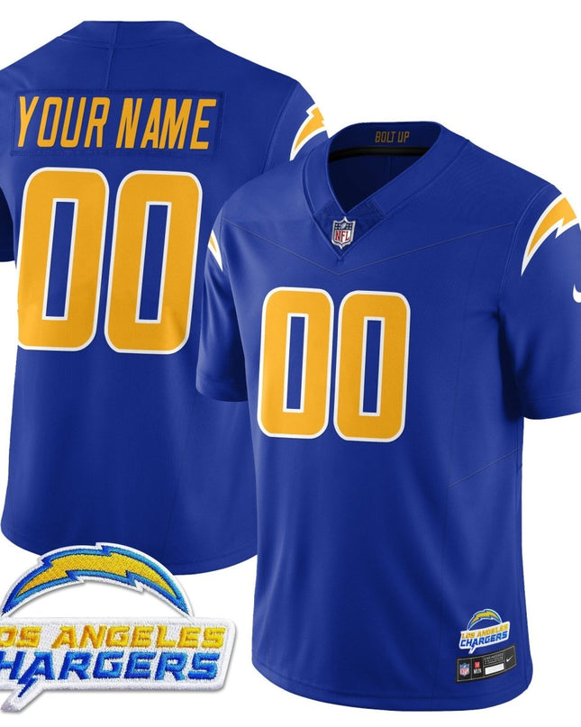 Los Angeles Chargers Alternate 2025 Custom Jersey - All Stitched LAC_KDZ - KINDOZY