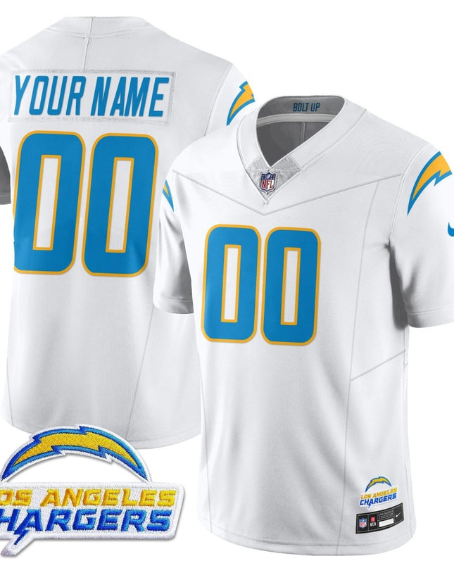 Los Angeles Chargers Alternate 2025 Custom Jersey - All Stitched LAC_KDZ - KINDOZY