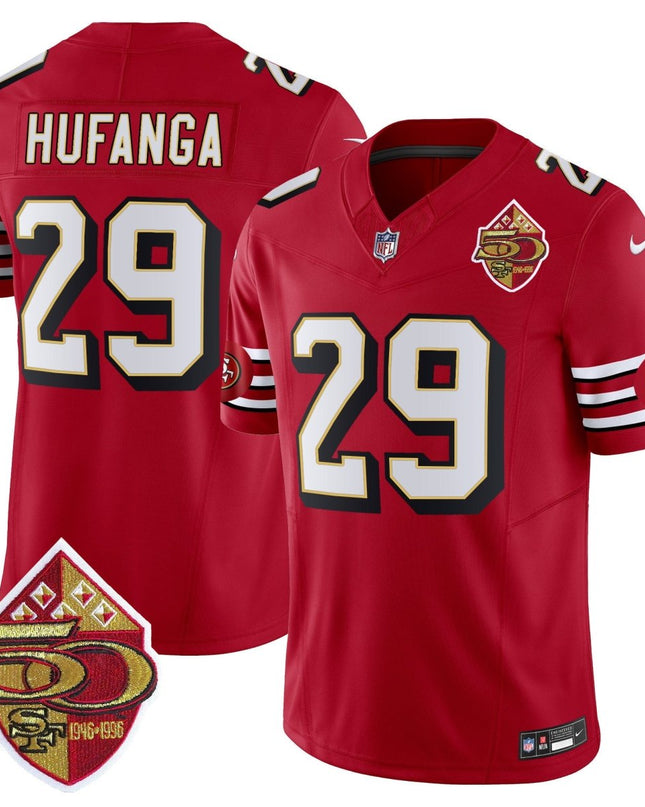 Men's 49ers 1996 Throwback Vapor Limited Jersey - All Stitched SF49_KDZ - KINDOZY