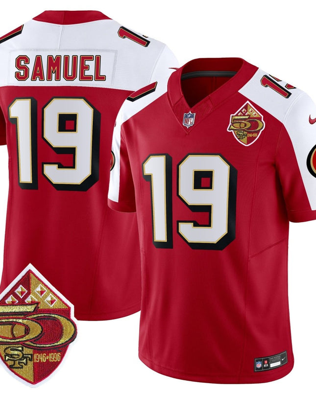 Men's 49ers 1996 Throwback Vapor Limited Jersey - All Stitched SF49_KDZ - KINDOZY