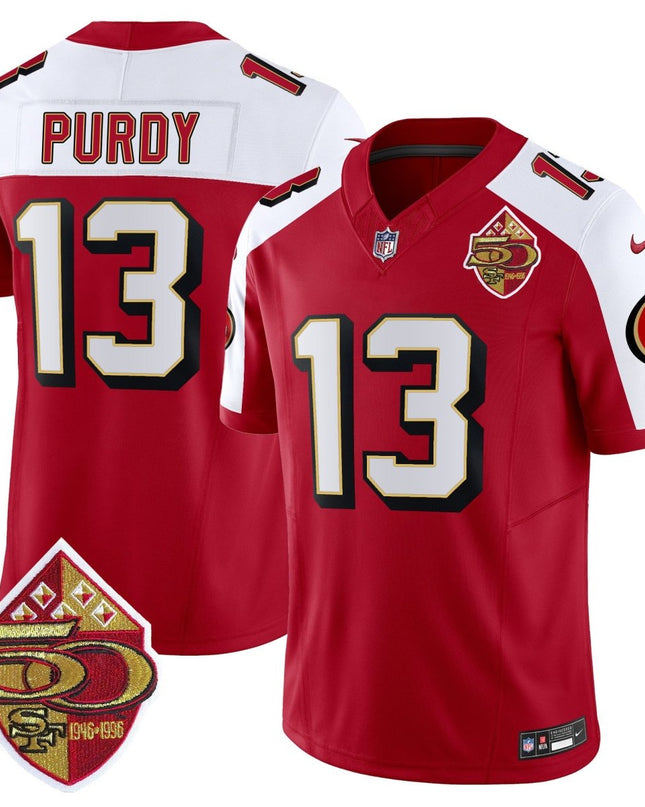 Men's 49ers 1996 Throwback Vapor Limited Jersey - All Stitched SF49_KDZ - KINDOZY