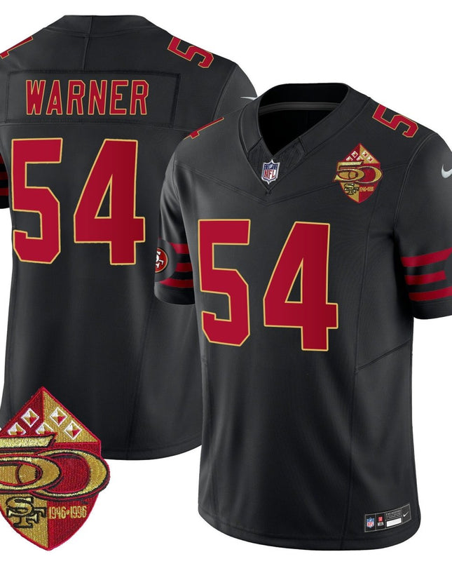 Men's 49ers 1996 Throwback Vapor Limited Jersey - All Stitched SF49_KDZ - KINDOZY