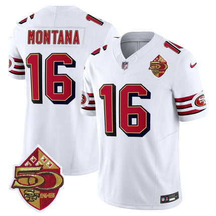 Men's 49ers 1996 Throwback Vapor Limited Jersey - All Stitched SF49_KDZ - KINDOZY